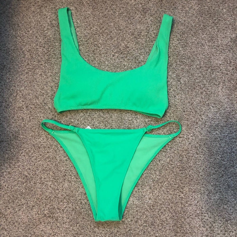 Aerie green bikini